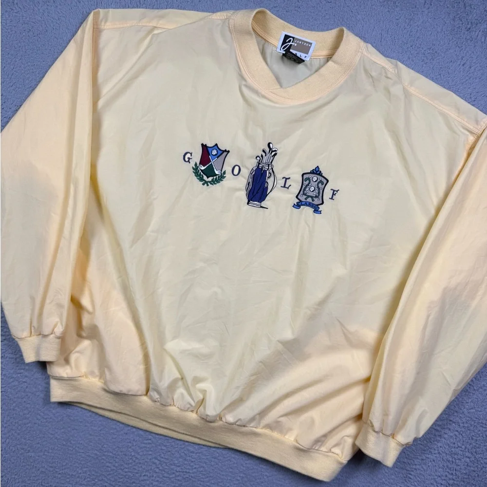 Vintage‎ 90s golf embroidered windbreaker